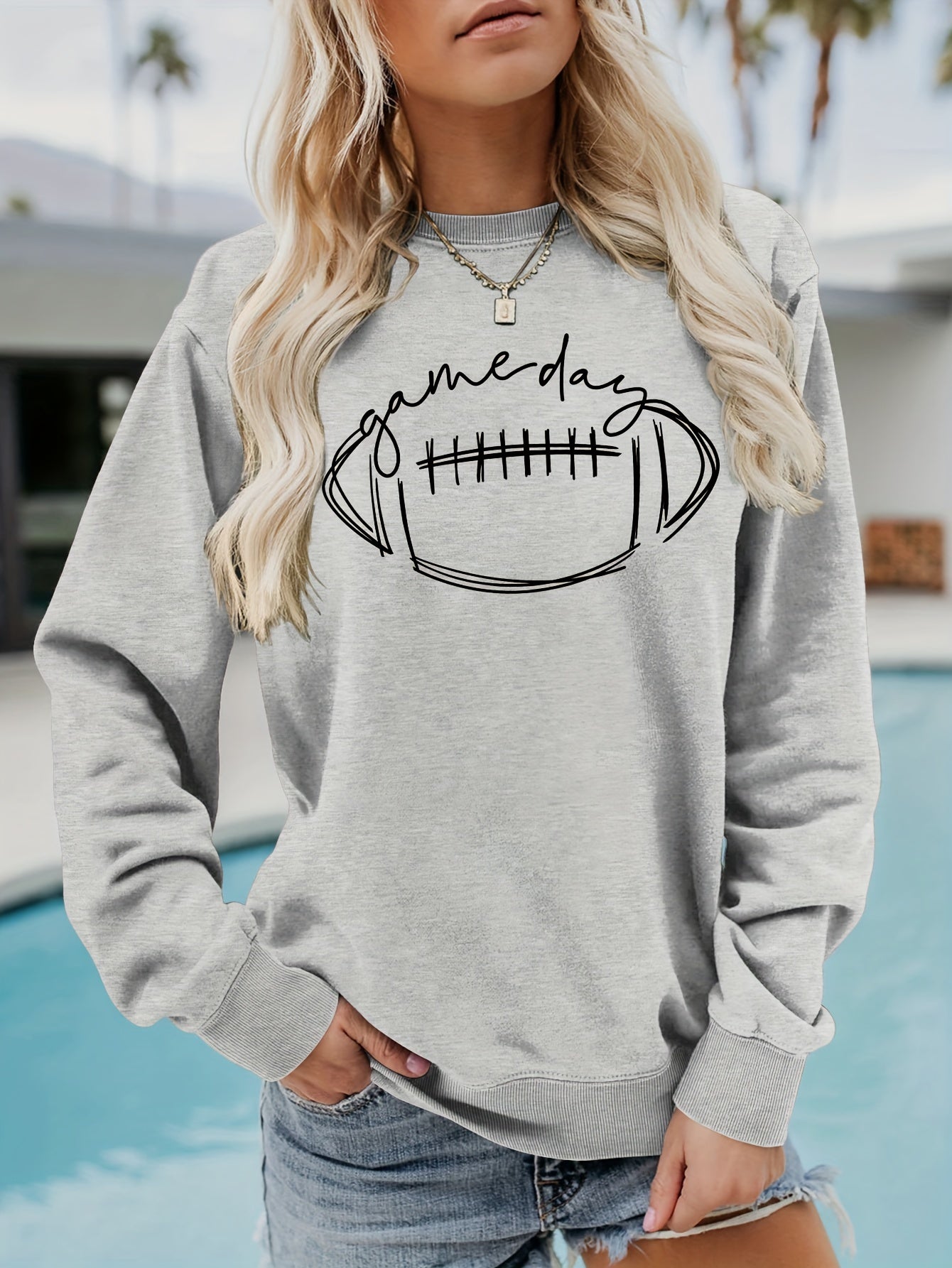 Womens Game Day Rugby Sweatshirt