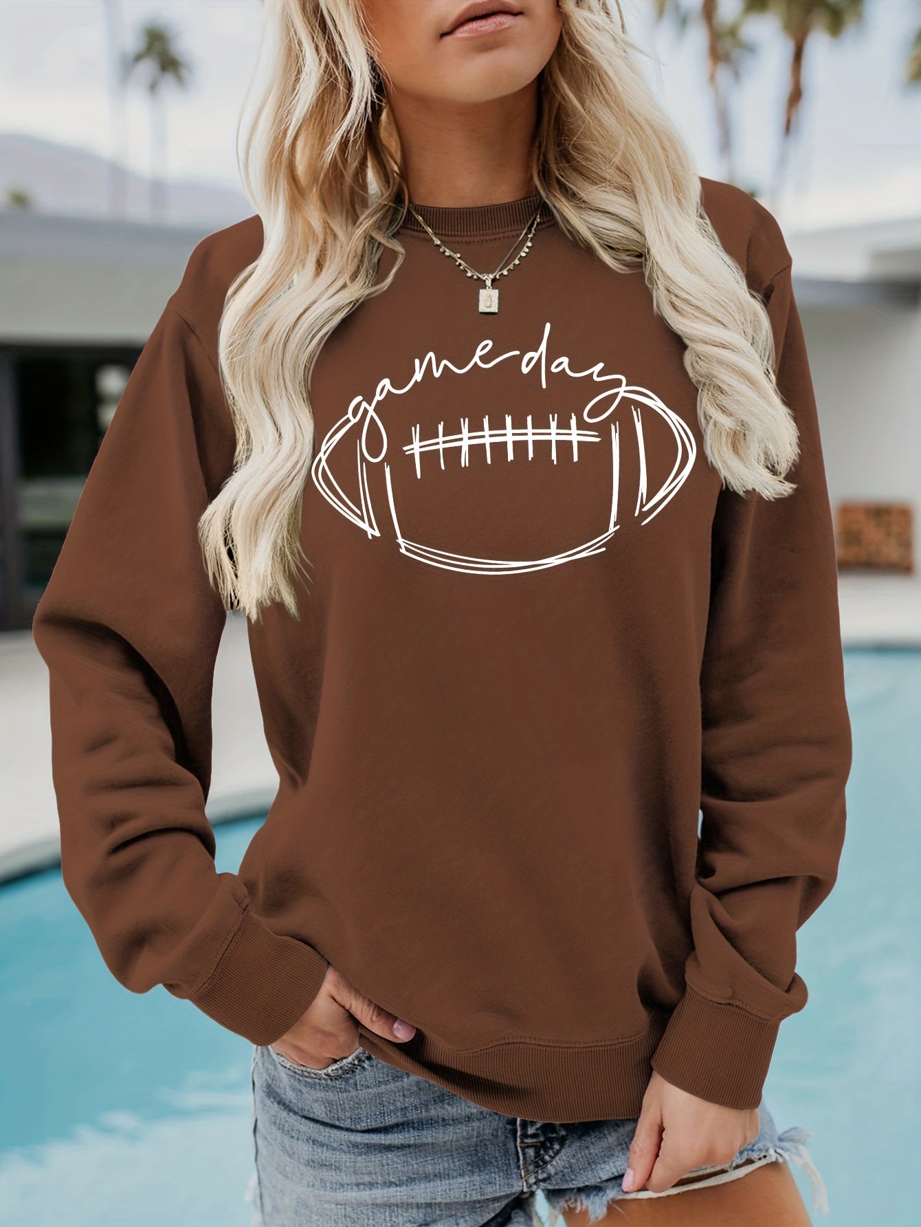 Womens Game Day Rugby Sweatshirt