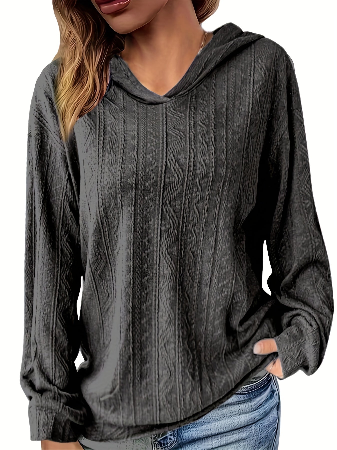 Women's Casual Hoodie - Warm Oversized Pullover - LuxyXO