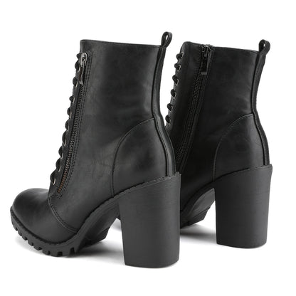 Women's Chunky Heel Ankle Booties