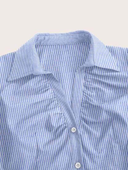 Camisa de manga corta a rayas