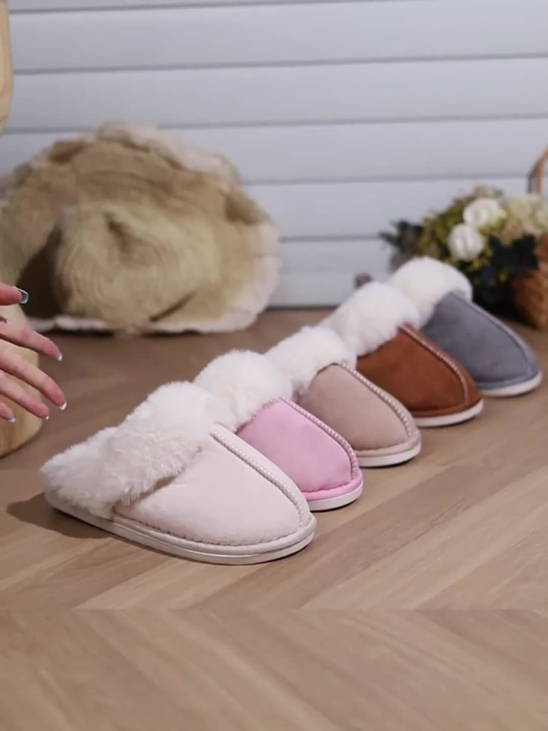 Fluffy Plush Winter Indoor Slippers | Anti-Slip & Warm - LuxyXO