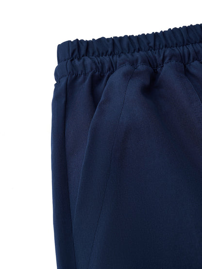 Comfortable Solid Color Drawstring Waist Scrub Pants - Functional Patched Pockets, Micro Elasticity, Machine Washable - Ideal Workwear for Doctors, Nurses, Physicians, Dentists, and Women Professionals