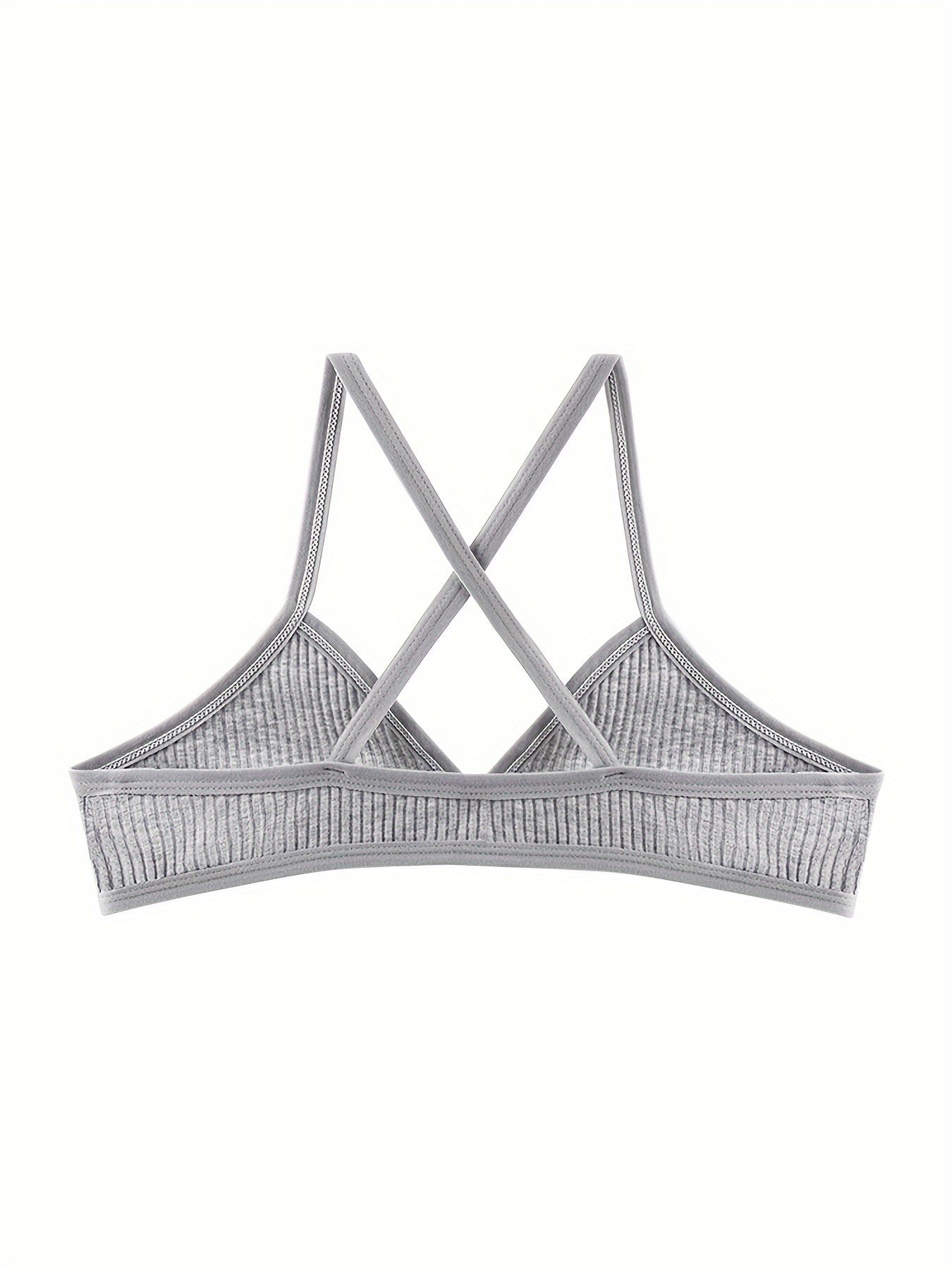 Sporty Style Ribbed Cotton Lingerie Set - LuxyXO