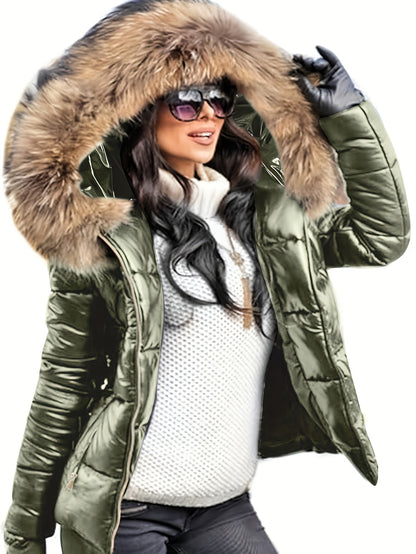 Slimming and Body-shaping Warm Jacket, Winter Outdoor Fashion Casual Hooded Jacket