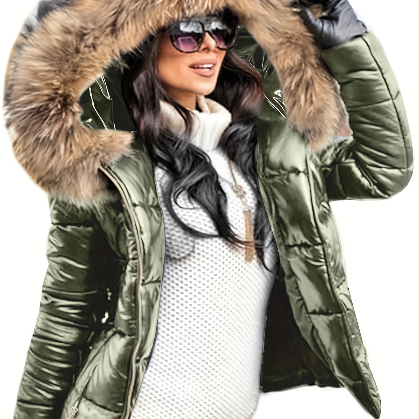 Slimming and Body-shaping Warm Jacket, Winter Outdoor Fashion Casual Hooded Jacket