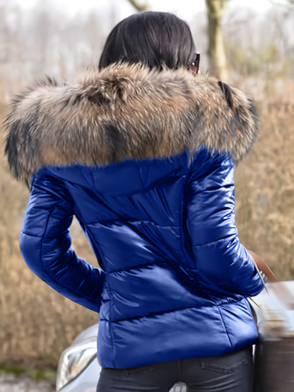 Slimming and Body-shaping Warm Jacket, Winter Outdoor Fashion Casual Hooded Jacket