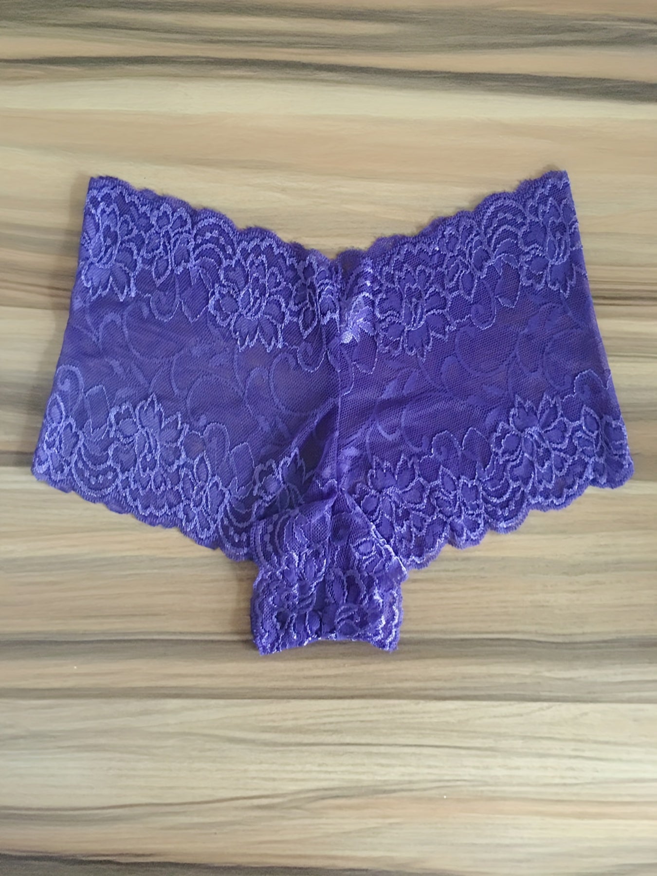 Soft Floral Lace Boyshorts - Sexy Panties 6-Pack - LuxyXO