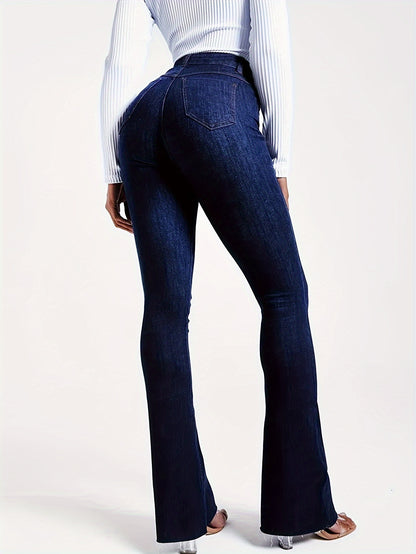 Vintage Flare Stretchy  Jeans - LuxyXO