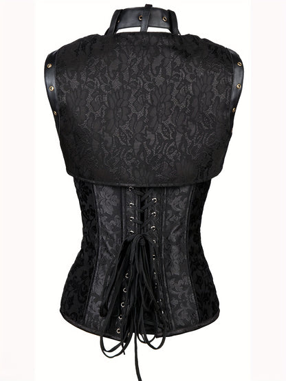 Womens Sexy Steampunk Gothic Steel Boned Vintage Corset