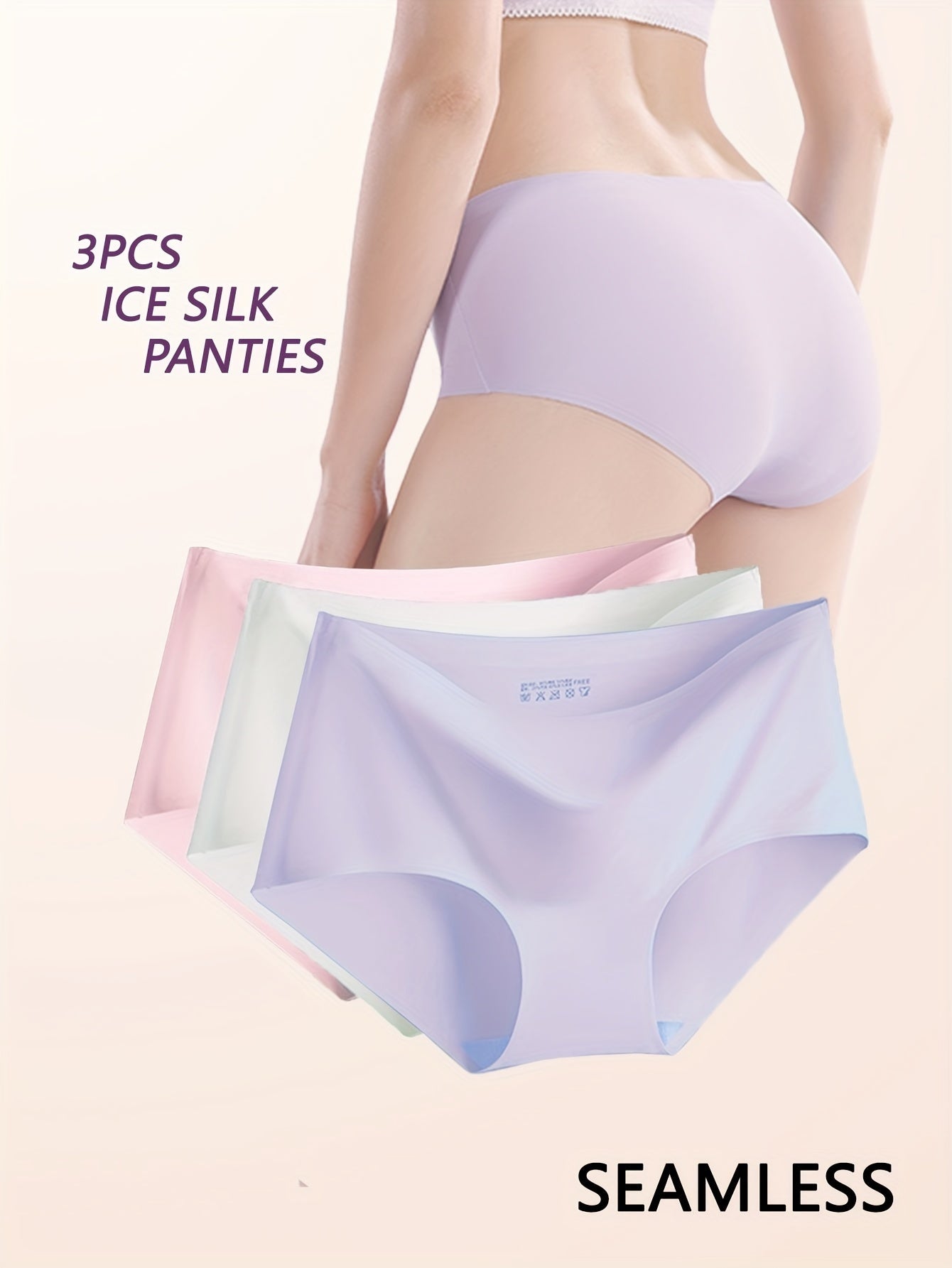 Comfy Chic Seamless Briefs - Ultra Soft & Silky 3pcs - LuxyXO