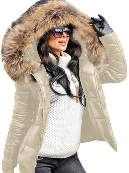 Slimming and Body-shaping Warm Jacket, Winter Outdoor Fashion Casual Hooded Jacket