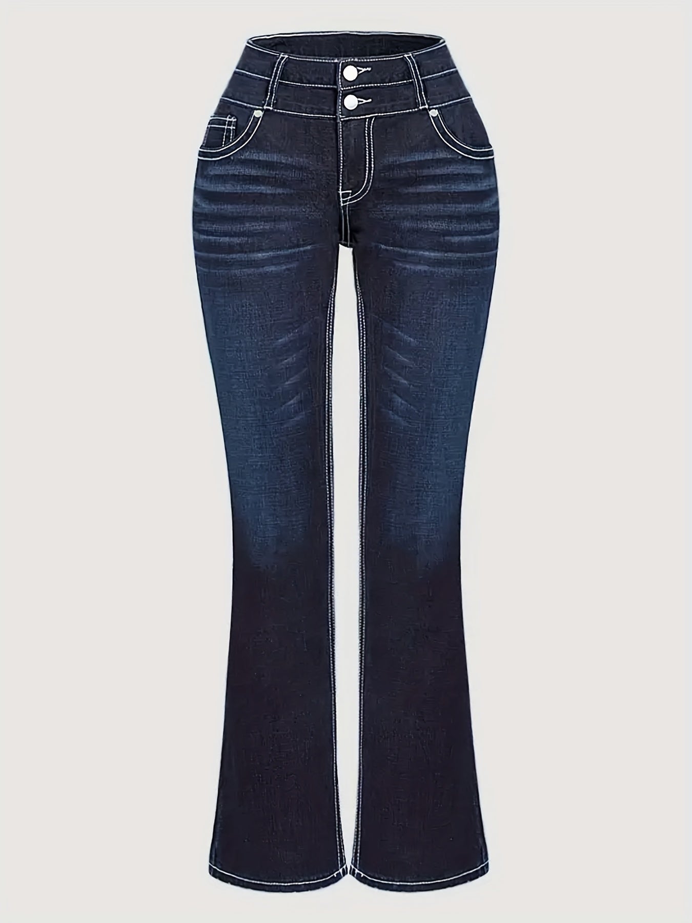 Stretchy Slim Fit Embroidered Jeans for Women - LuxyXO