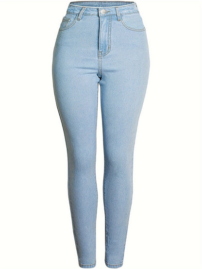 Chic Plus Size High-Rise Stretch Skinny Jeans