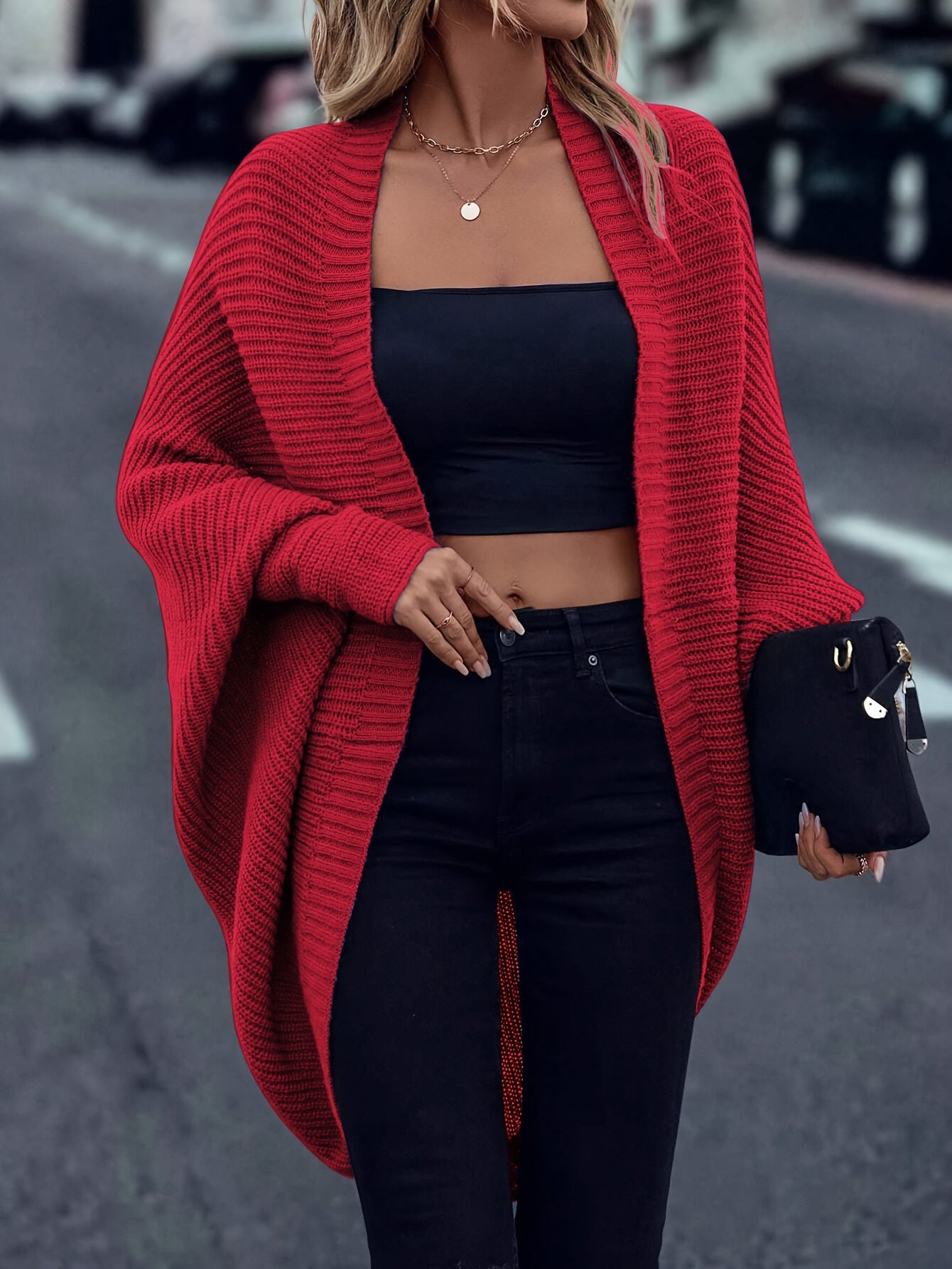 Women'S Solid Color Cardigan for Autumn And Winter