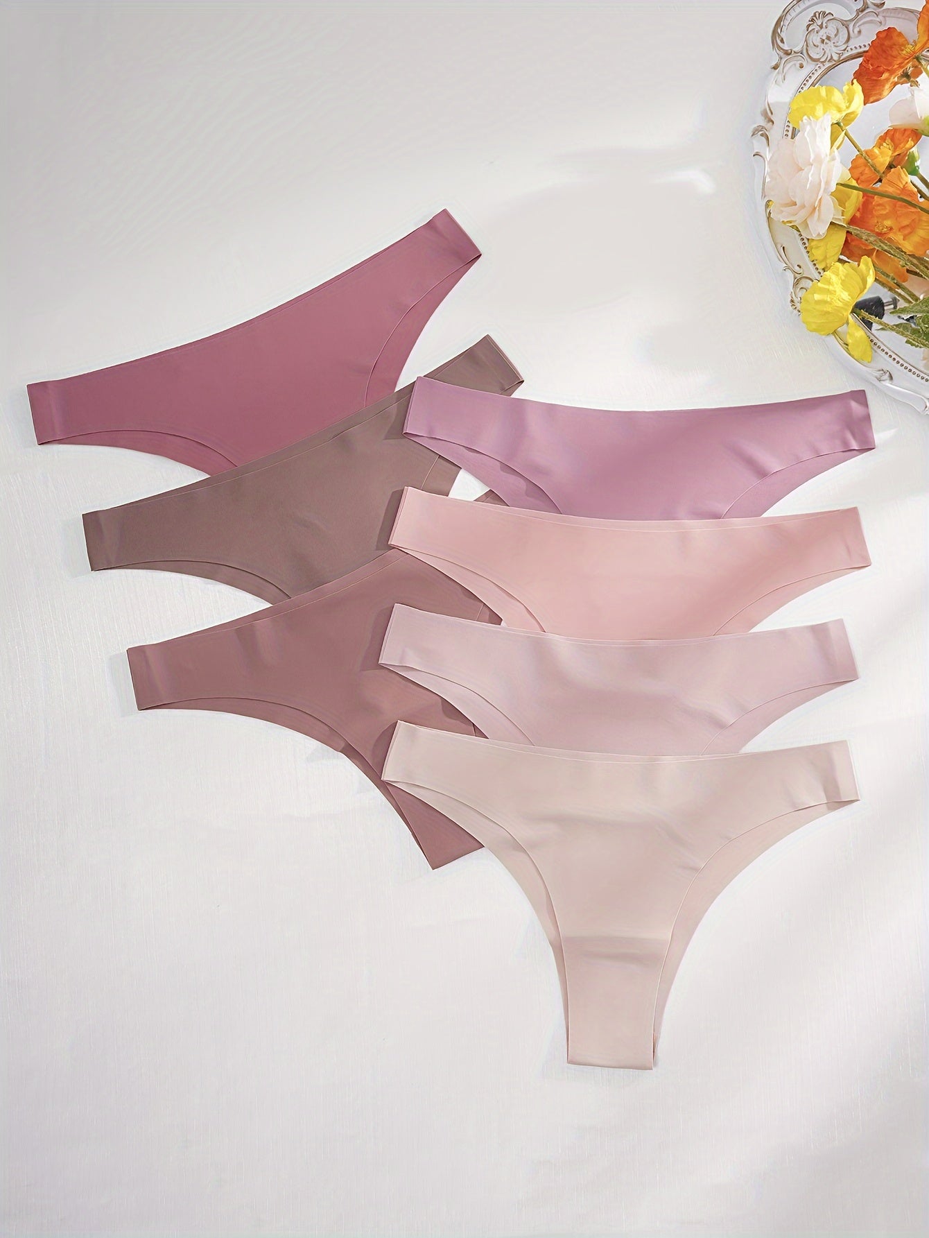 Ultra-Breathable Seamless Thongs for Women 7-Pack - LuxyXO