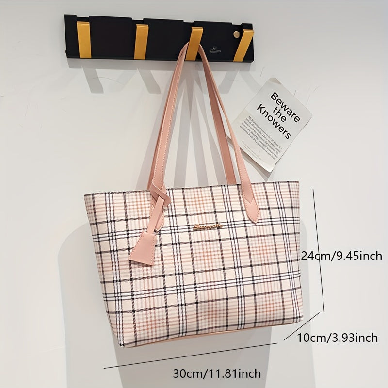 Fashionable Casual Shoulder Bag Handheld Bag For Young Girls, Waterproof Tote Bag For Daily Commute