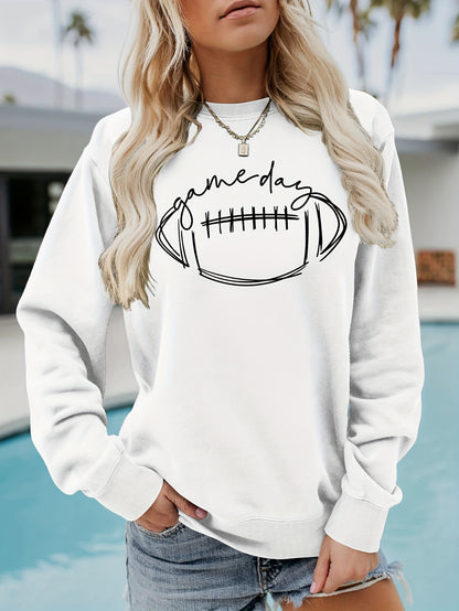 Womens Game Day Rugby Sweatshirt