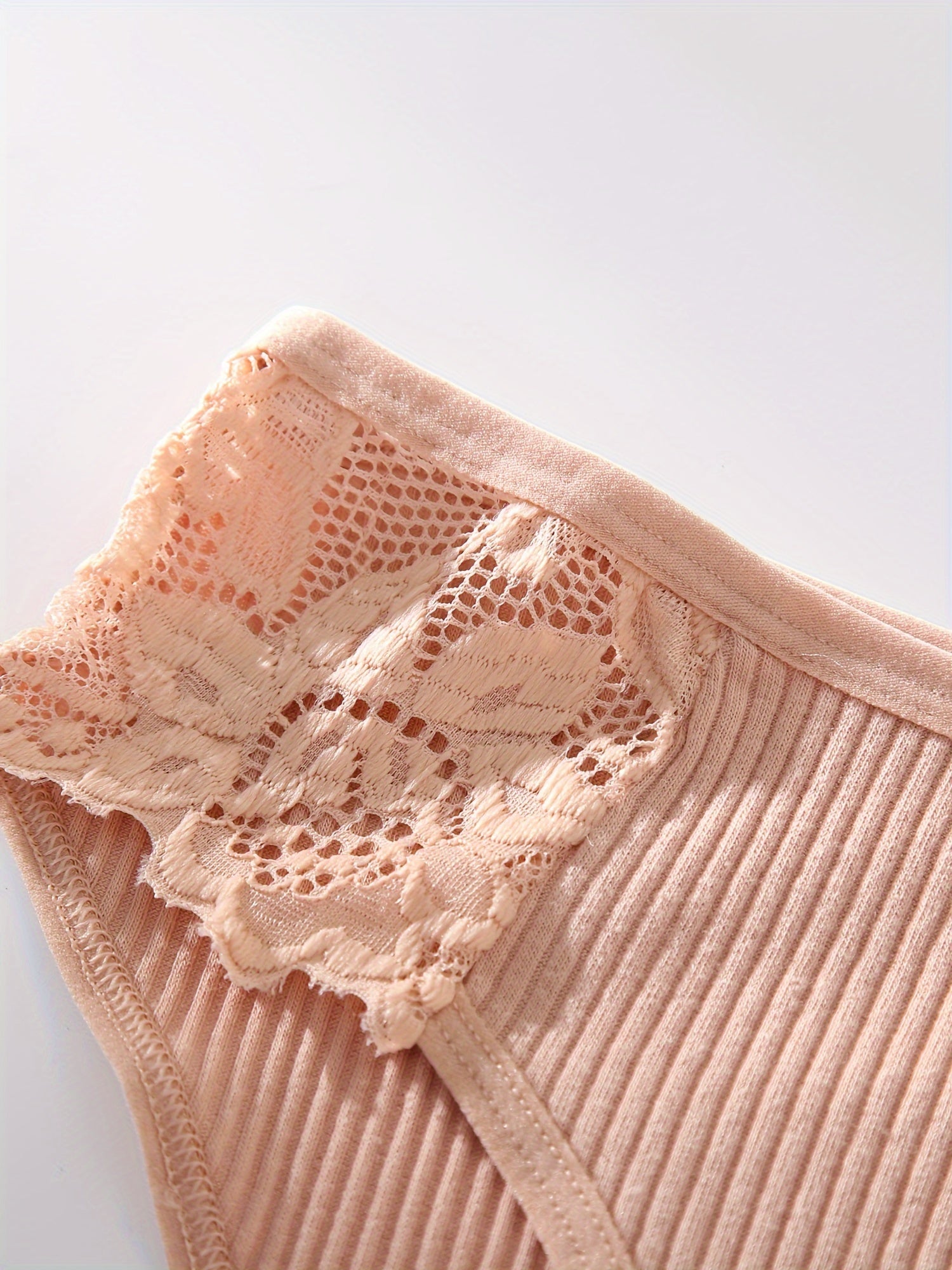 Comfy Floral Lace Briefs - Sexy Cotton Lingerie Set 5-Pack - LuxyXO