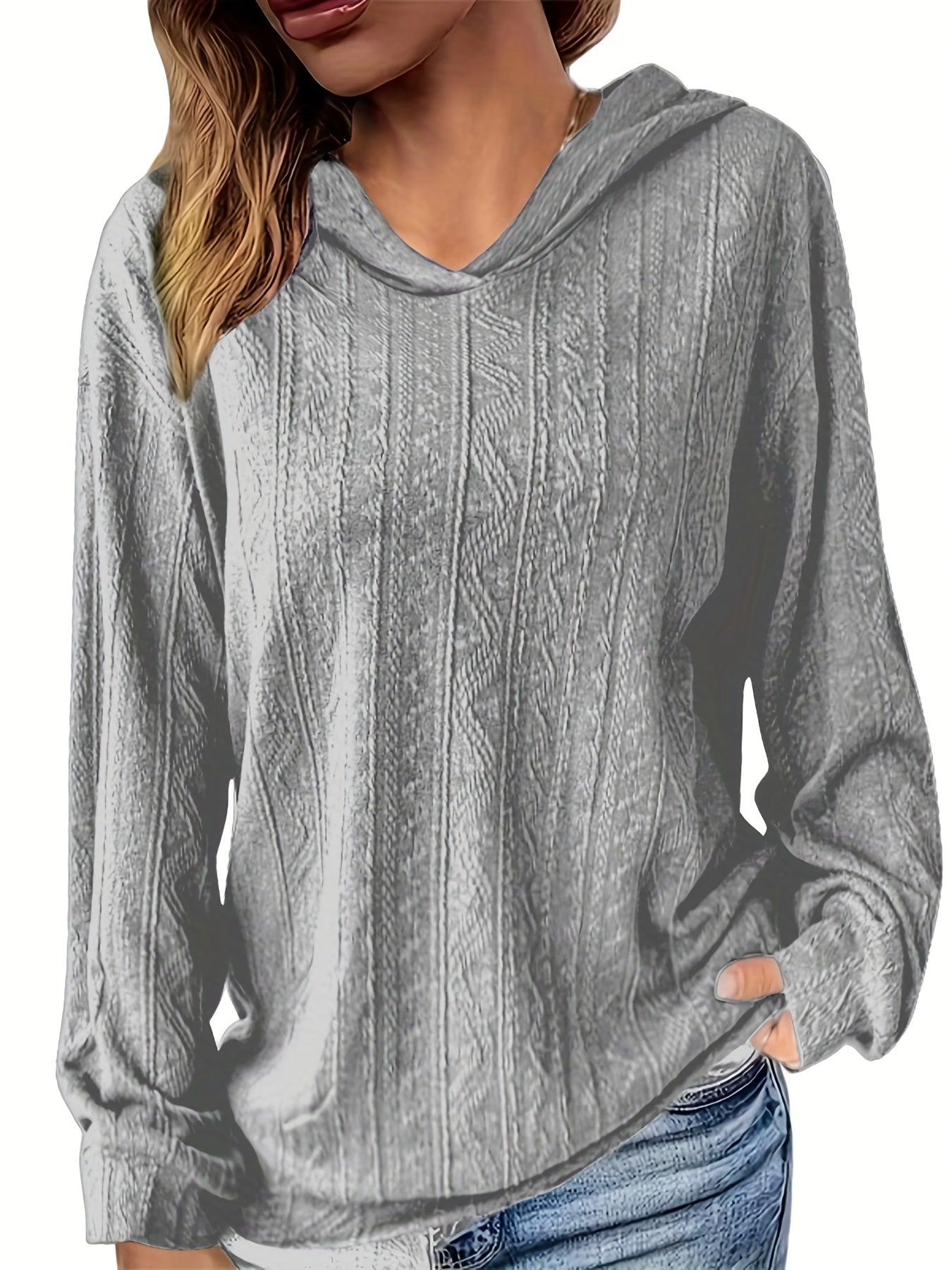 Women's Casual Hoodie - Warm Oversized Pullover - LuxyXO