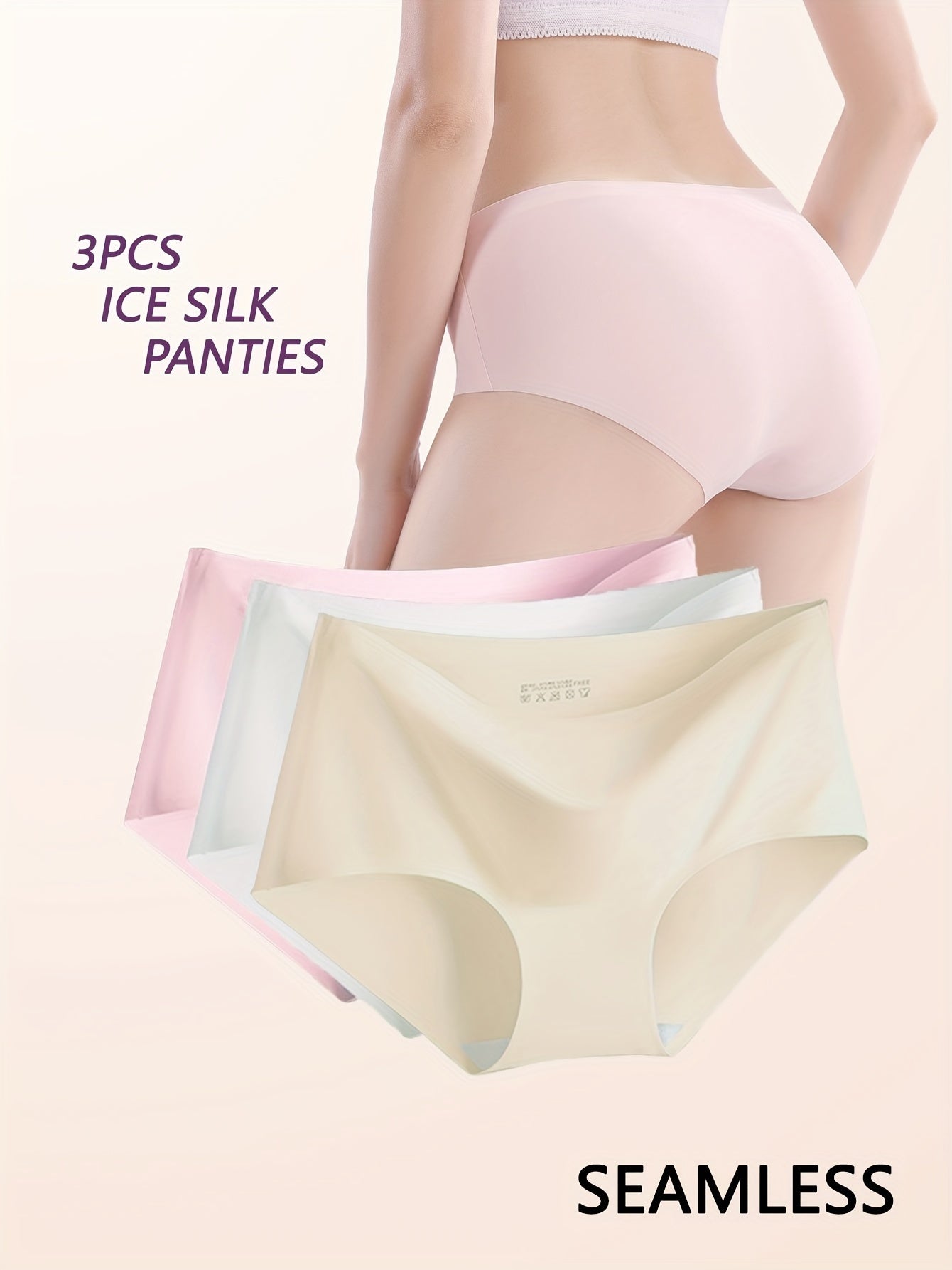 Comfy Chic Seamless Briefs - Ultra Soft & Silky 3pcs - LuxyXO